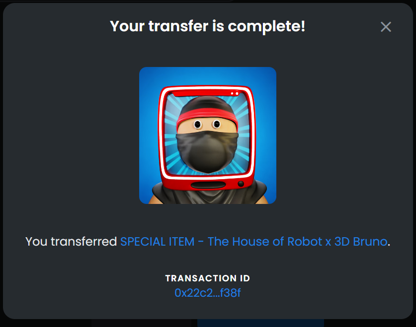 Collab NFT SOLD🔥😎🫶

Big shoutout to dear @Bjsprojectceo ✨🎉
Thank you so much for your continued support 😍😍 
You are wonderful 🫶

You need to check out this awesome collection
opensea.io/collection/arc…

#NFTs Thanks for accepted my deal🎁🫶