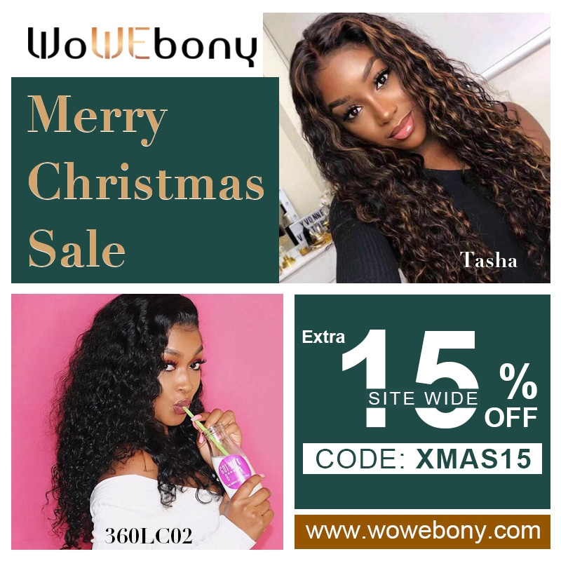 wowebonyhair's tweet image. ⏰WOWEBONY CHRISTMAS SALE!!!📢
🎁𝐔𝐒𝐄 𝐂𝐎𝐃𝐄:XMAS15 GET 15%𝐎𝐅𝐅💖🎉
⌛Limited Time&amp;amp;Limited Stock!!! ⏰Don't MISS!👉wowebony.com

*
*

#lacefrontwig #whatfrontaL #frontalsewin #lastylist #lacewig #hairvendor #gluelesswig #gluelessfrontal