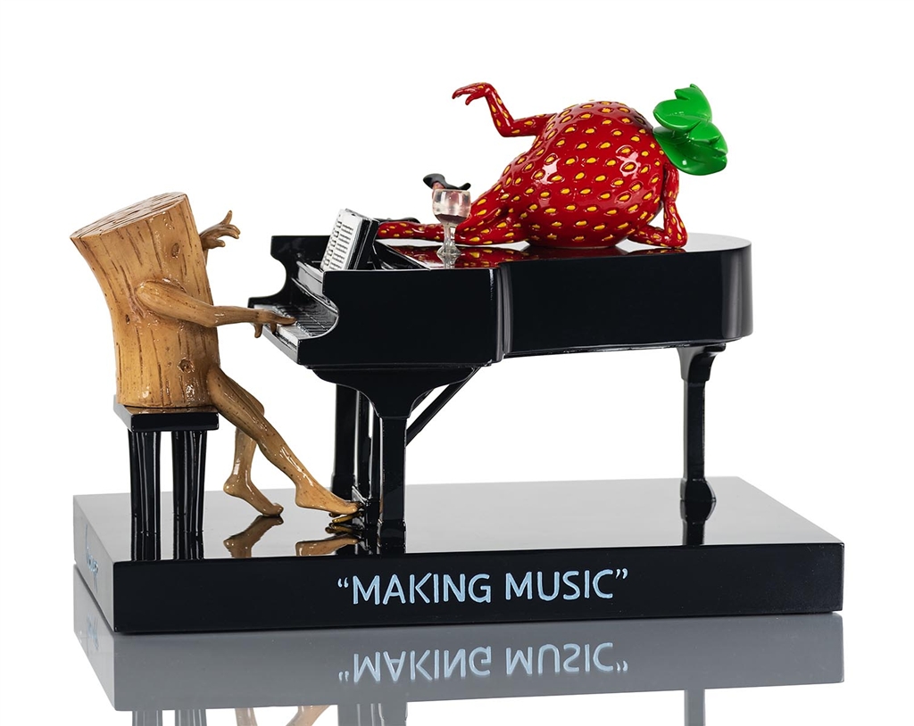 ParkWestGallery's tweet image. &quot;Making Music&quot; by Michael Godard @OfficialGodard #musicart #piano #michaelgodard