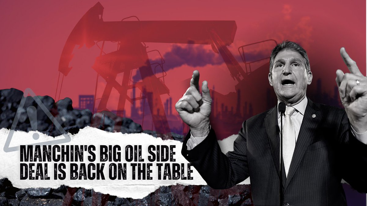 MichiganLCV's tweet photo. Annnnd here we go again with Manchin's antics. 🙄

Manchin's Big Oil giveaway is on the table again &amp; a vote is likely this week.

We've delayed this legislation once — we can do it again. Tell Congress to oppose Manchin's Big Oil side deal: 
https://t.co/NLLV6iLJ8G https://t.co/Wvt1m33bih