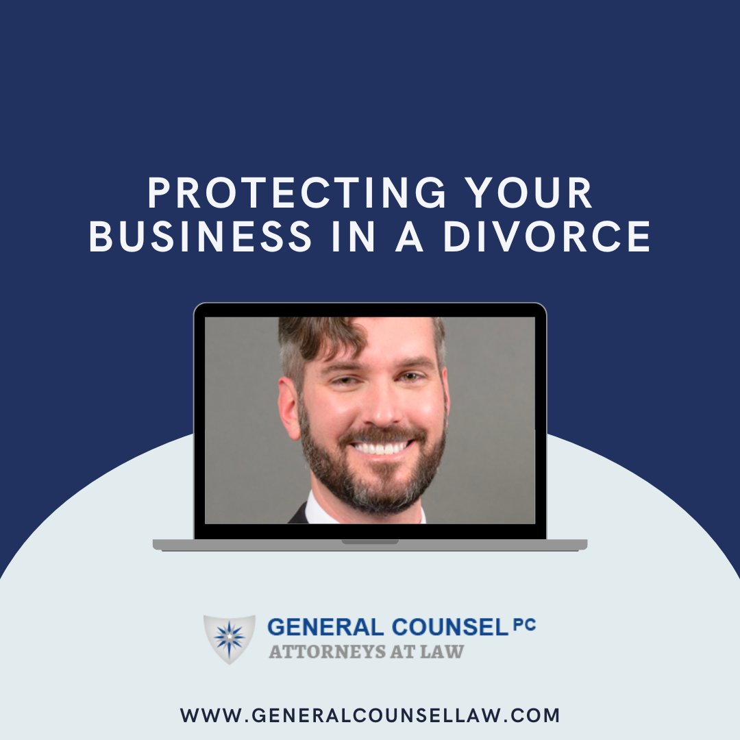 ICYMI: Protecting Your Business in a Divorce Webinar

Watch our recent webinar on how to protect your business in a divorce with our business attorney, Evan St. John.  

register.gotowebinar.com/recording/2283…