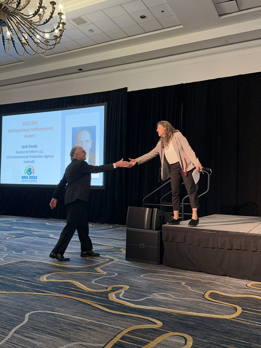 SocRiskAnalysis's tweet photo. Congratulations @jackfowle for receiving the Distinguished Achievement Award. 

Check out his award video 👇👇

https://t.co/hsChEmy8mG

#Sra2022 #risk #award #Congratulations #Tampa https://t.co/CWWe35t3ji