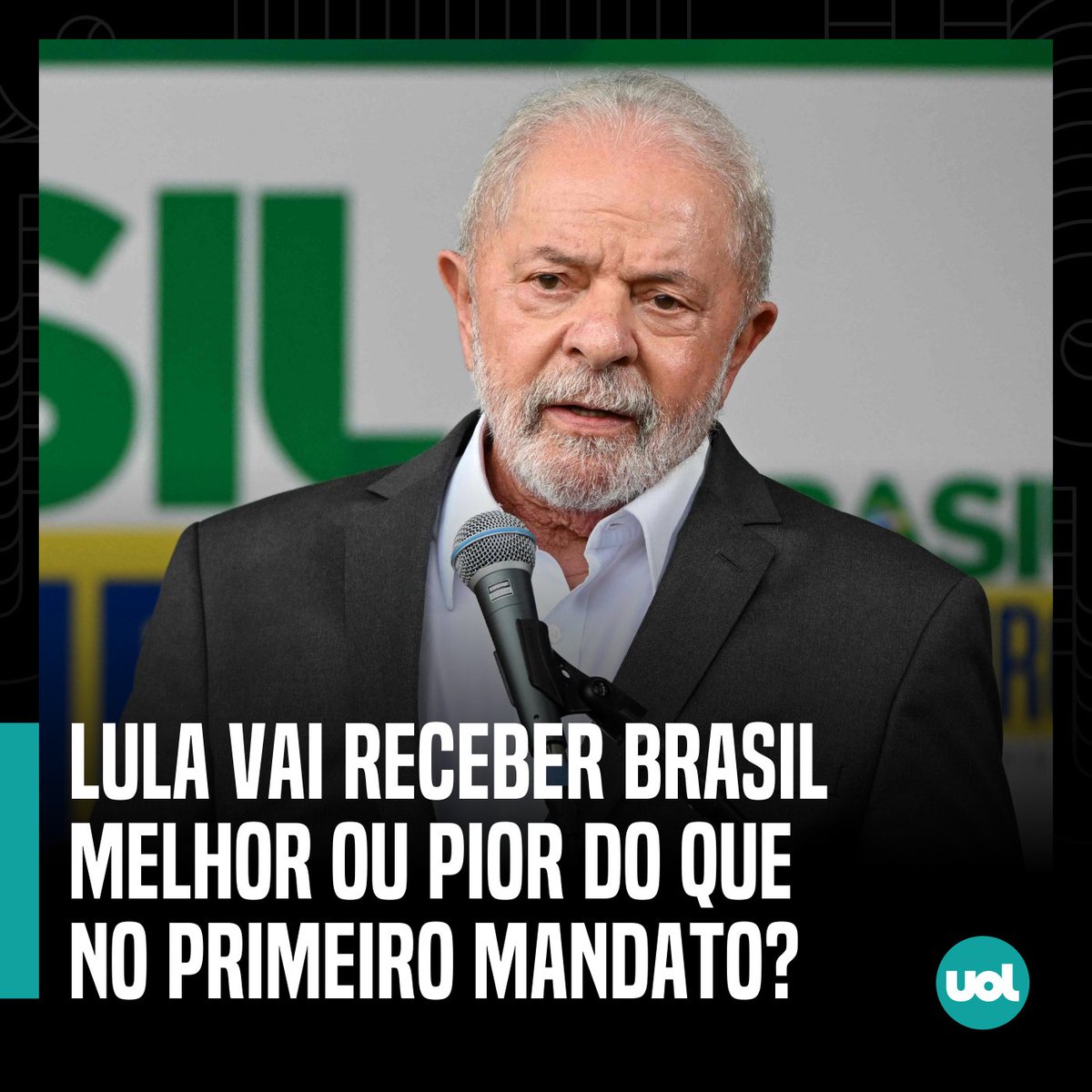 UOLEconomia's tweet photo. Lula vai receber um Brasil pior do que no 1º mandato 20 anos atrás? 🤔

A gente responde! Vem de fio 🧵 https://t.co/Rm3dGpeLD6