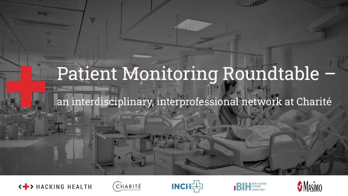 Next roundtable: December 13, 2022 (F2F event)

Topic: "TeleCare Hotel - The Future of Perioperative Care at Charité?".

Register here: bit.ly/3iFQCDI. 

More info at: bit.ly/3Y0211p. 

#patientmonitoring #pmroundtable2022