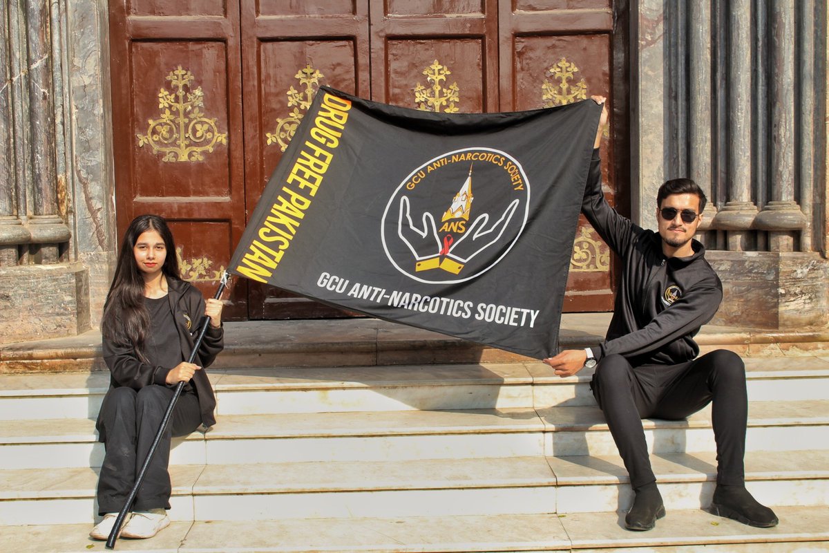 gcuans's tweet photo. Anti-narcotics society ardently participated in the grand opening of The second All Pakistan students' societies summit hosted by GCUL and voiced its strength with the maxim 'say no to drugs'. 
ANS is all psyched up to frame its narrative in the Summit of 2022 with blazing gusto. https://t.co/e9HOBmSBxx