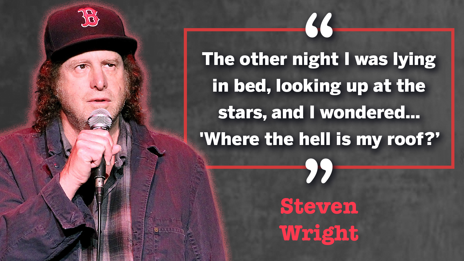 Happy birthday to the one and only Steven Wright! 