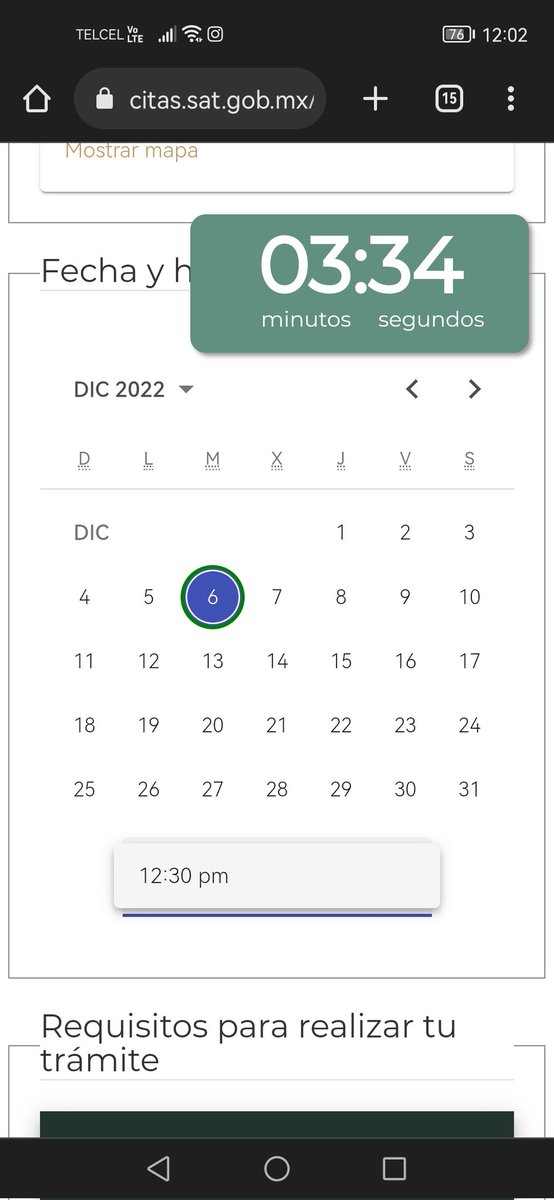 JulioBlasCp's tweet photo. Increíble como el SAT libera citas con un horario y con media hora de anticipación #SatSinCitas #citassat #SatCitas #citas https://t.co/Ay8WyG3oT4