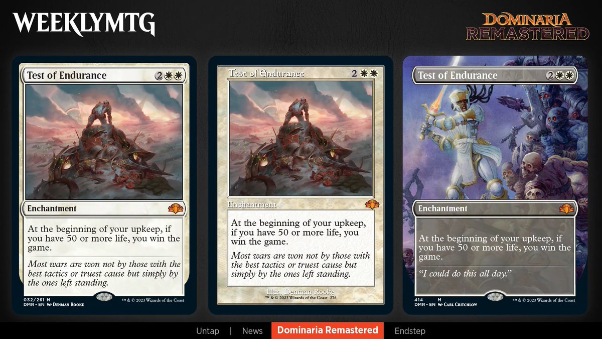 Star City Games on Twitter "Sylvan Library and Test of Endurance