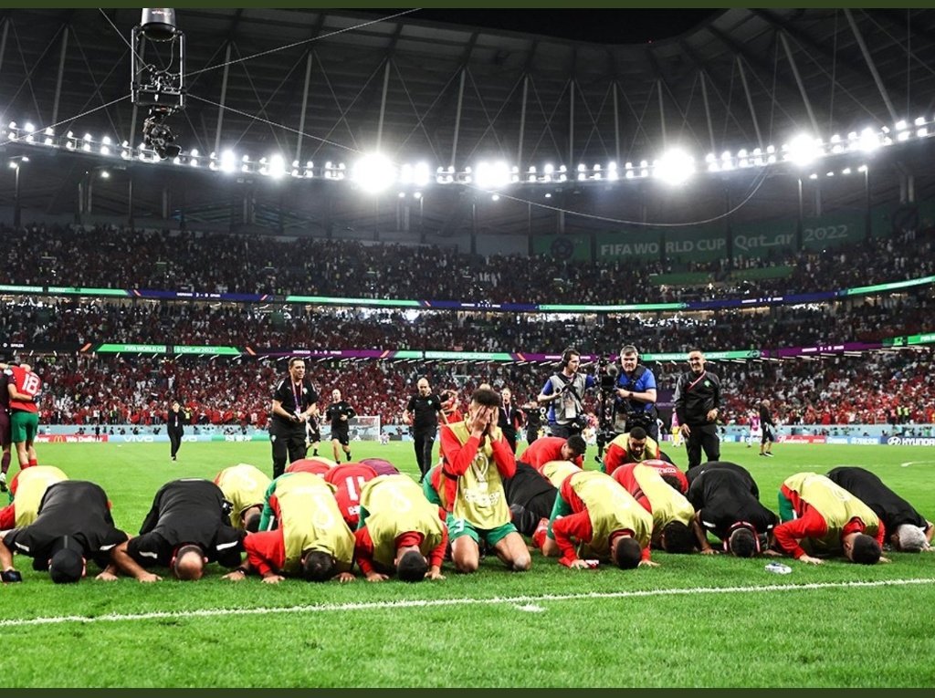 Morroco reach the Quarterfinals #WorldCup2022 #ESPMAR #Qatar2022 #Muslim