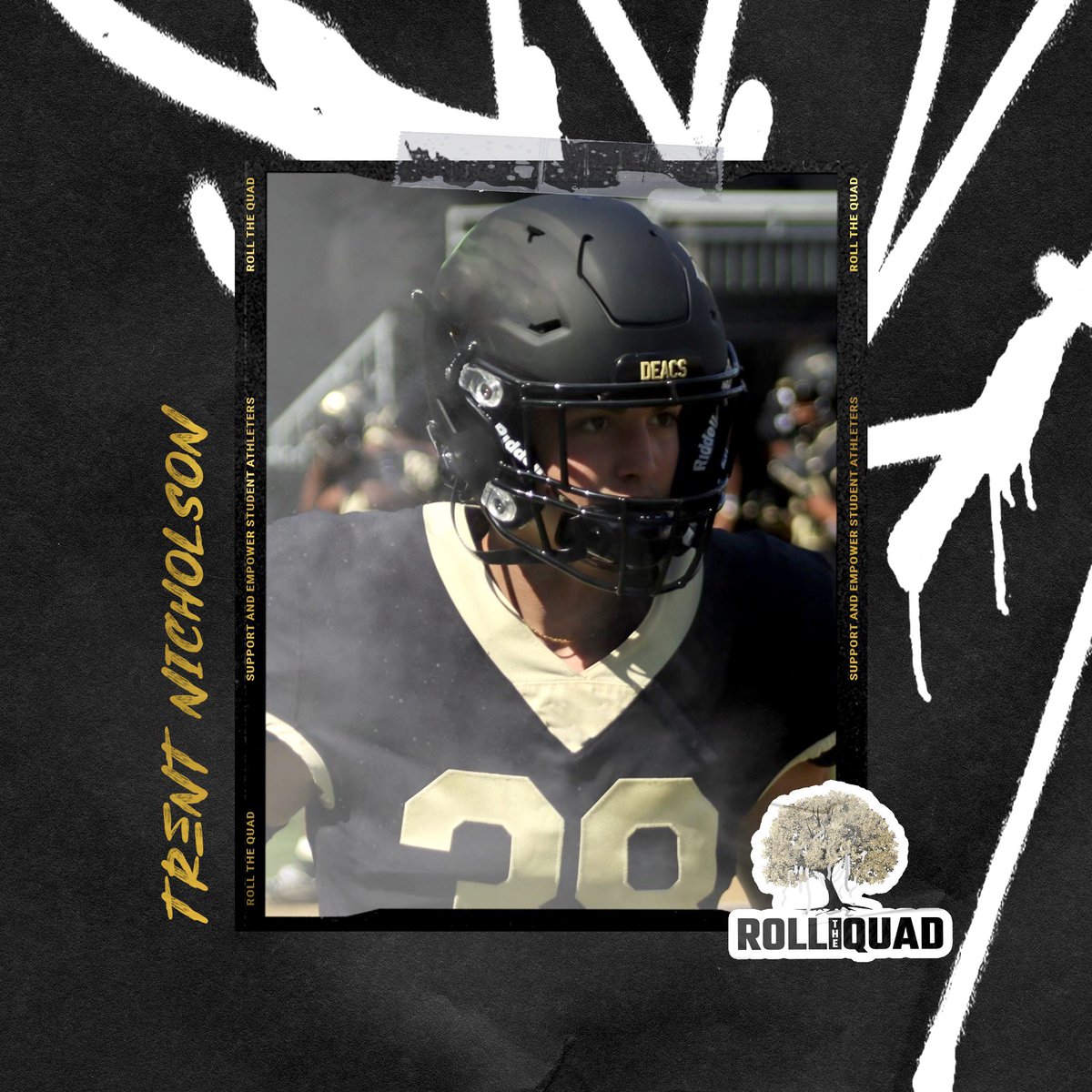 Trent8Nicholson's tweet photo. There is nothing better than the support of Deac Nation! Subscribe to @rollthequadnil to support all Wake Forest Student-Athletes at https://t.co/y3iGLYTa0C! https://t.co/vU3fK8tyiF