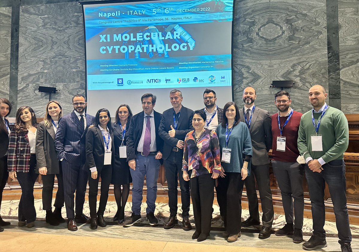 That’s a wrap. Thank you Giancarlo and team Napoli 🙏🏽 #MolCytoPath22