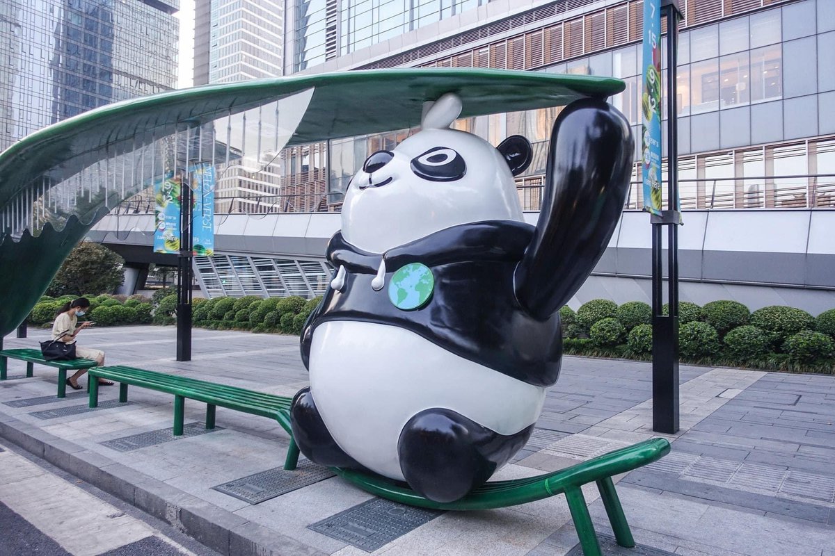 Chengdu_City's tweet photo. Giant #pandas are spotted everywhere in #Chengdu, a city world-renowned for being the home of giant pandas in #China’s Sichuan Province. https://t.co/E290go3Zuf