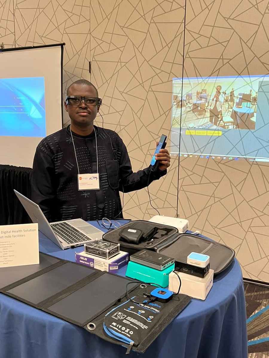 HammadounDia's tweet photo. Le projet SanDi du PNUD MALI BRILLE AU GLOBAL DIGITAL HEALTH FORUM DE WASHIGTON POUR VENDRE LE PROJET ET LE MALI. #PnudMali #Omsmali #UdS #CIDIS #CLEFS #ANTIM #MSDS @PNUDMALI @LyOussouly https://t.co/1UYpAKmWrs