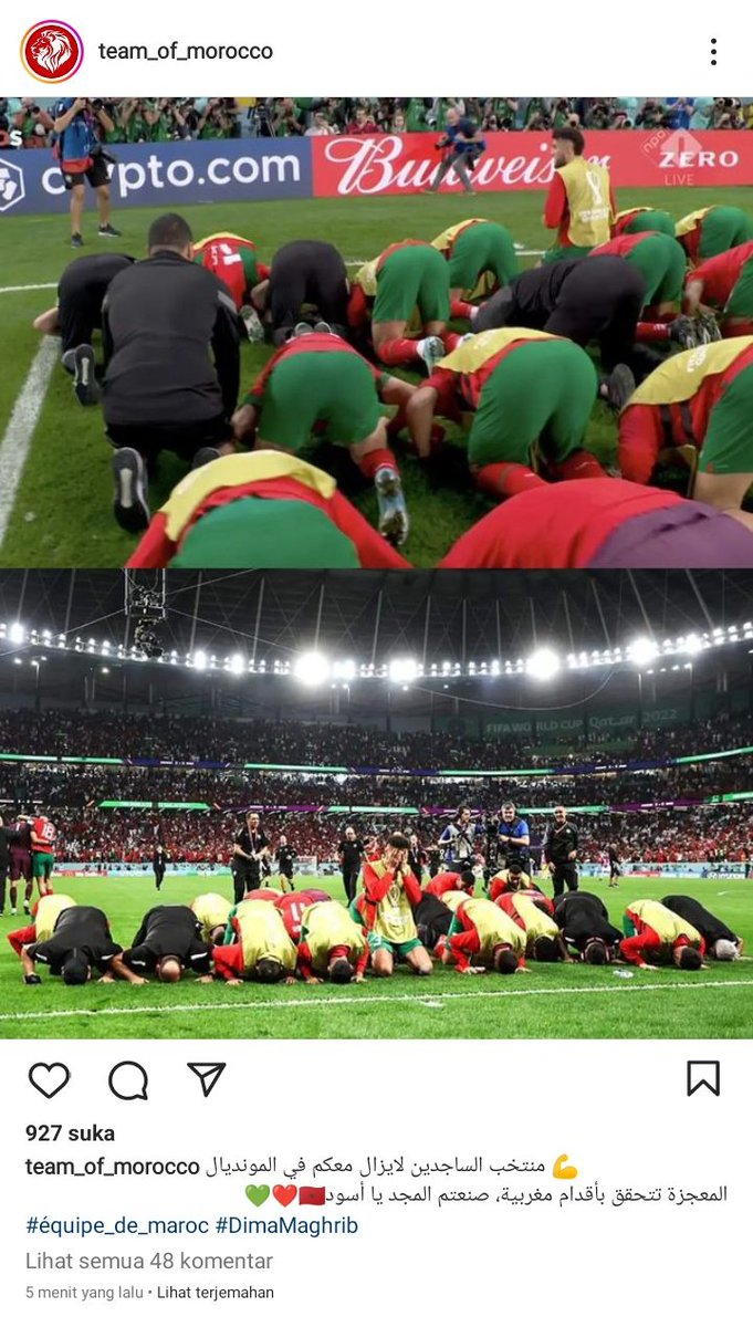 afspdnn's tweet photo. Maroko layak menjadi tim dengan pertahanan terbaik selama gelaran piala dunia tahun ini.  Solid! Good luck for the next game Lions de l'Atlas 🔥 Allahu Akbar 💯 https://t.co/awxtKDFGAT