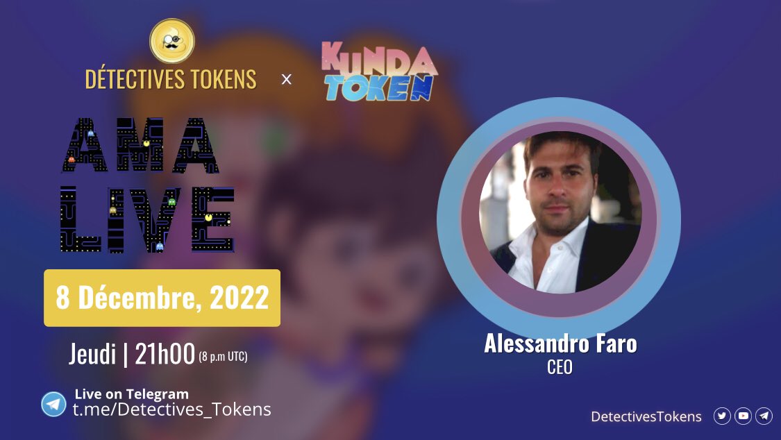 DetectiveToken's tweet photo. 🔥 #Giveaway 0.5 BNB à gagner

✅ Participer ⤵️

⏩ Follow: @DetectiveToken &amp; @Kundacomics 

🔄 Like &amp; RT

🔀 Tag 2 amis

➡️ Rejoindre Telegram: https://t.co/UABjjKOMH7

#Bitcoin  #Ethereum
#BTC  #ETH 
#Binance  #BNB  #BSC 
#DeFi #Crypto #Cryptomonnaie #NFT #P2E #Metaverse https://t.co/w0NJRWRmyx