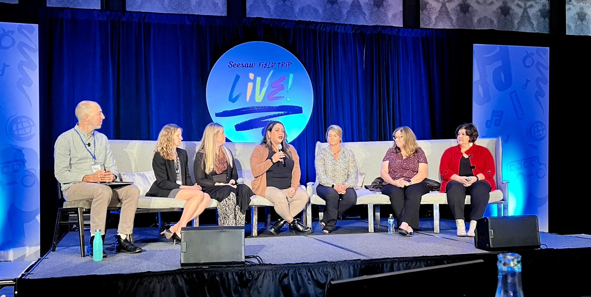 Seesaw's tweet photo. Seesaw is in Austin! 💙

Just wrapped up an inspiring and informative session with local district leaders. 

Thank you to our amazing panelists Carrie, Danielle, Jessica, Lee, Stacie, and Rita. 

@pfisd @pfisdit @AustinISD #aisdproud @LeanderISD #1Lisd #Seesaw https://t.co/w48A5uWzba