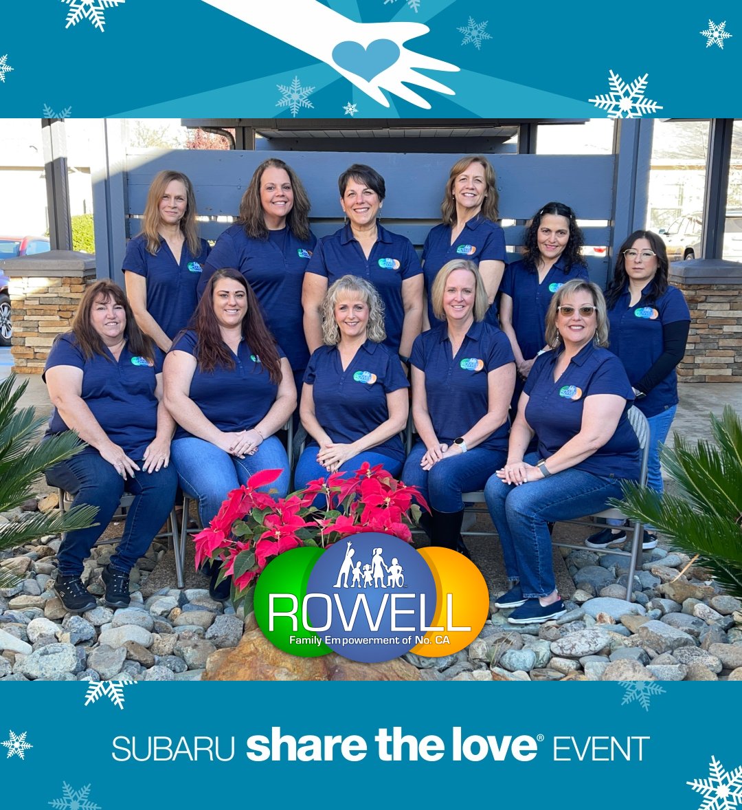 Redding_Subaru's tweet photo. Subaru of America, Inc's Share the Love® - Redding Subaru Hometown Charity Spotlight - Rowell Family Empowerment of Northern California, Inc.

Meet the staff of Rowell Family Empowerment:
https://t.co/rzXaV61QQZ https://t.co/WCyWUPBazM
