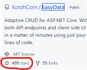 korzhs's tweet photo. The achievement is coming...
#EasyData #AspNetCore #Dotnet https://t.co/YsRAY7tMPC