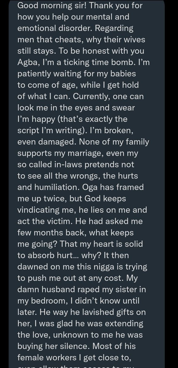 jon_d_doe's tweet photo. Thread on cheating husbands.

How many times have they been caught and why did the wives stay?

1. This one is tough but she's still in the marriage. https://t.co/O9Q4DaR3ED