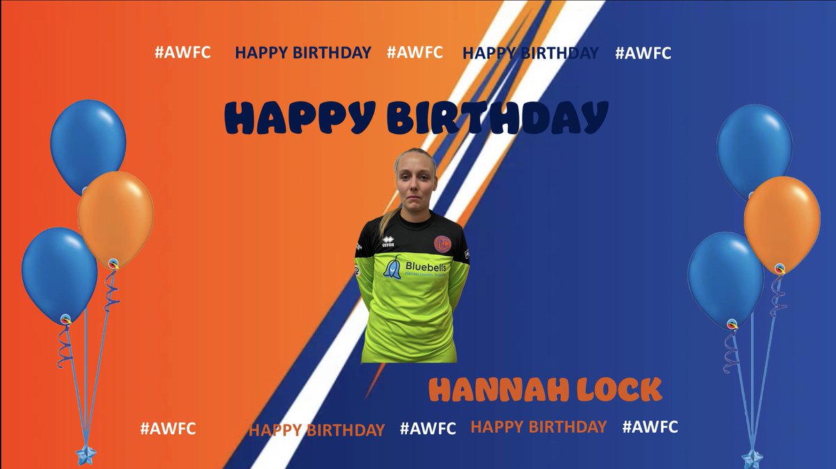 AylshamWomenFC's tweet photo. 🎂 Happy Birthday to one and only ‘safe hands’ @HannahLock01 

Have a great day Hannah 👏 

One Club | One Home | One Family 🟠🔵 https://t.co/0504tC1vS6