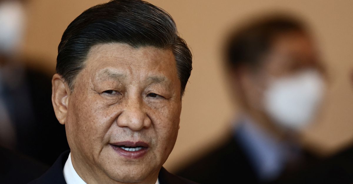 Reuters's tweet photo. China's Xi to arrive in Riyadh on Wednesday to meet Saudi and Arab leaders https://t.co/CrMLAVxHhY https://t.co/8HhOlijWov