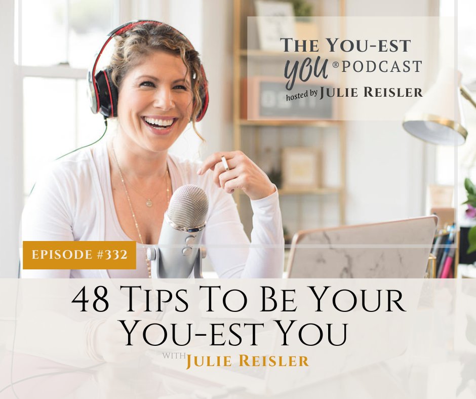 I used to hide my age, but not anymore. So, in honor of my recent 48th birthday, get a free copy of my 48 tips for your You-est You here: juliereisler.com/48-tips

▶️  Watch the episode here: 
youtu.be/UZE2zQt0J_c