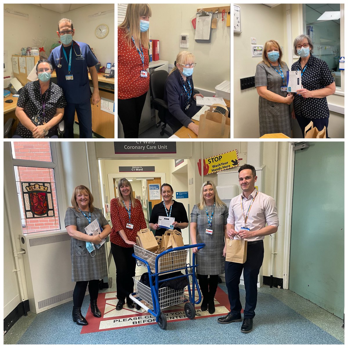 Today, as part of warm up to winter improvement
week we have been thanking our amazing ward clerks
in Acute Adult Care for everything they do! We also
raised awareness about the importance of their role
with colleagues from data quality #thankyou
#knowyourpatient @boltonnhsft