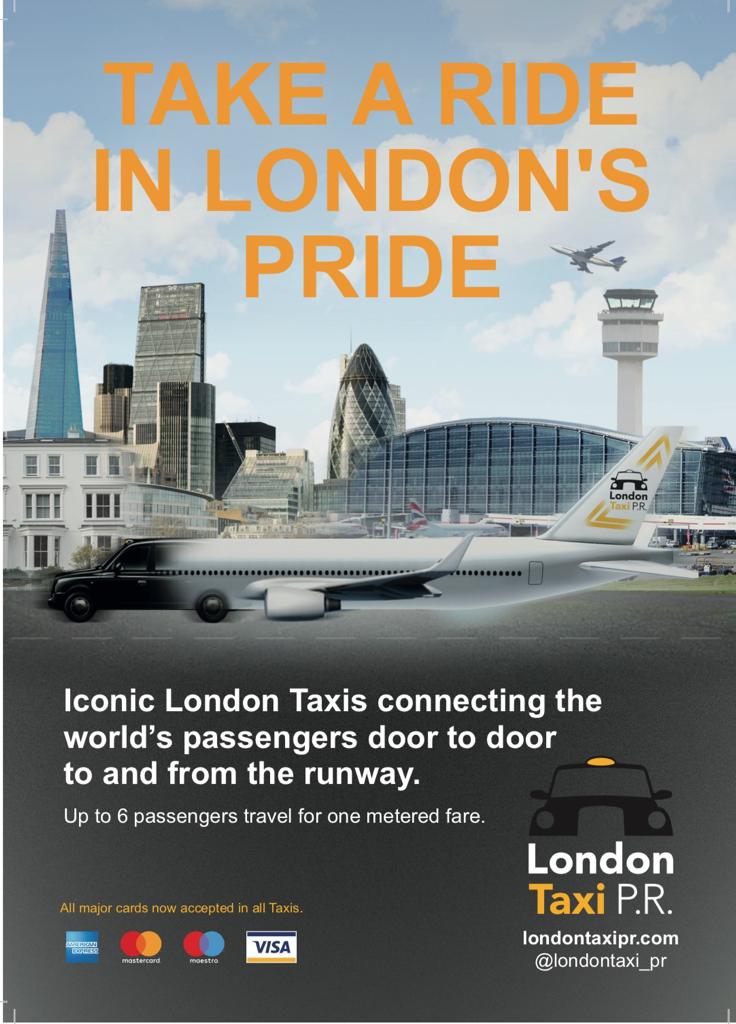 londontaxi_pr's tweet photo. Just signed a deal tonight for Jan. 2023 with a major global airline which will get us into their in-flight magazine plus a 30 sec. commercial for their executive lounge TV channel. There's never been a better time to get behind us as we are committed to promoting the profession https://t.co/Xulr1KrxYs