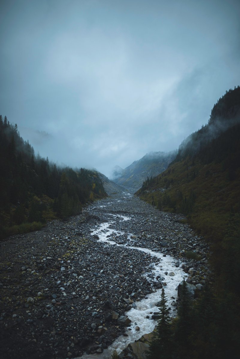 blue hour drives through mt rainier