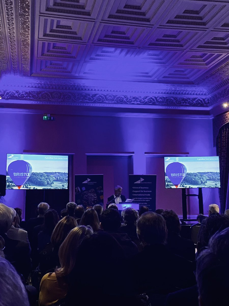 It's lovely to hear <a href="/DurieJames/">James Durie</a>' reflections on his 21 years with <a href="/bw_businesswest/">Business West</a> - what an incredible contribution he's made to drive collaboration, curate meaningful projects and put the region and business community firmly on the map.