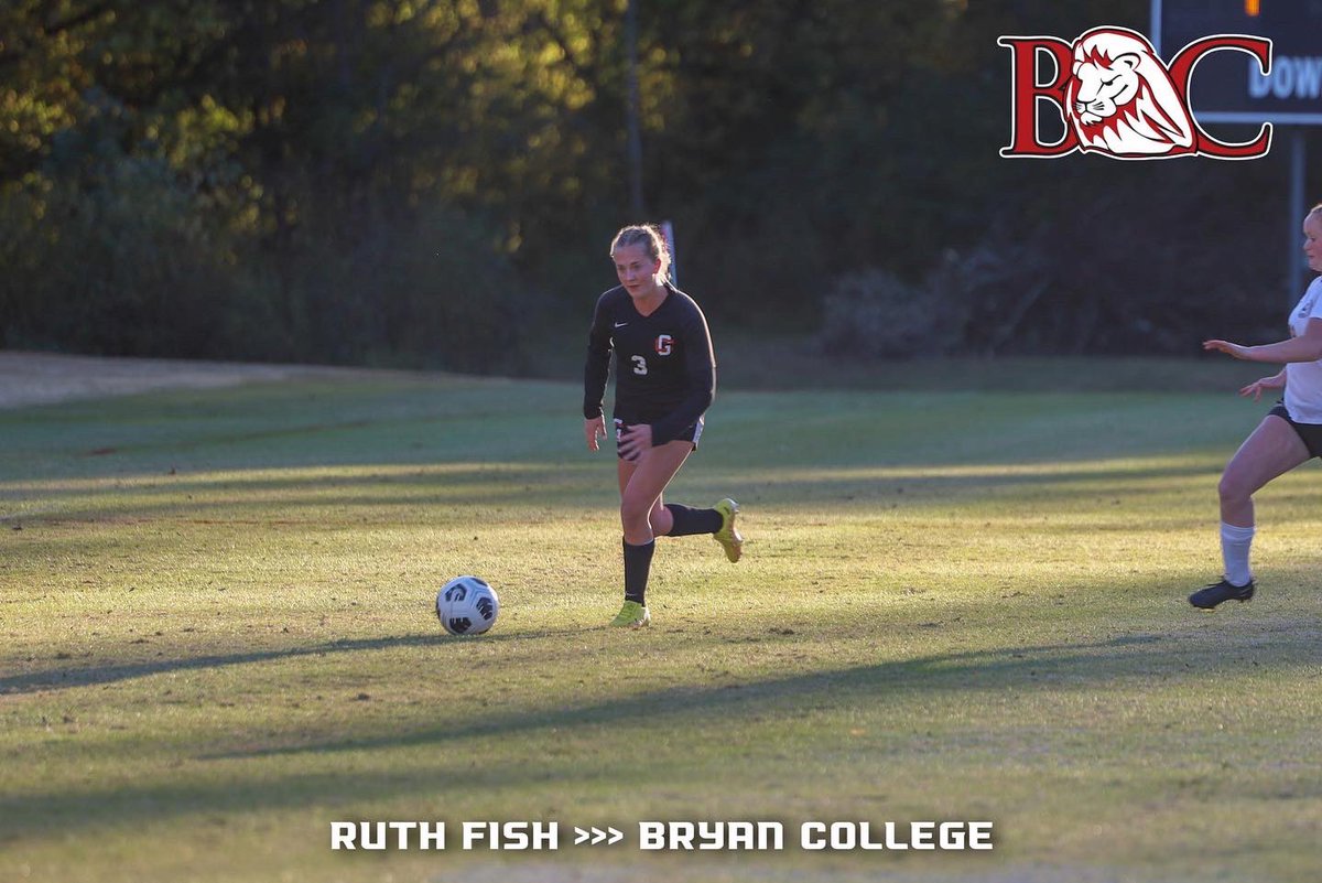 Congrats to Ruth Fish for signing her NLI to play soccer at Bryan College!