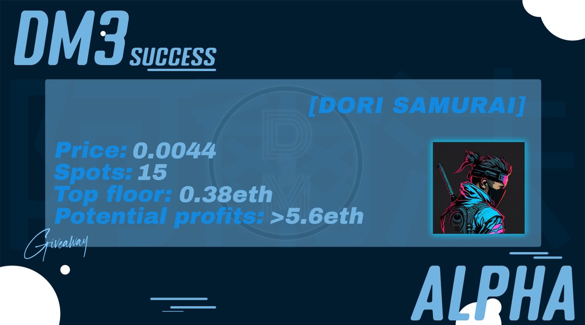 DM³ — Alpha & + tweet media