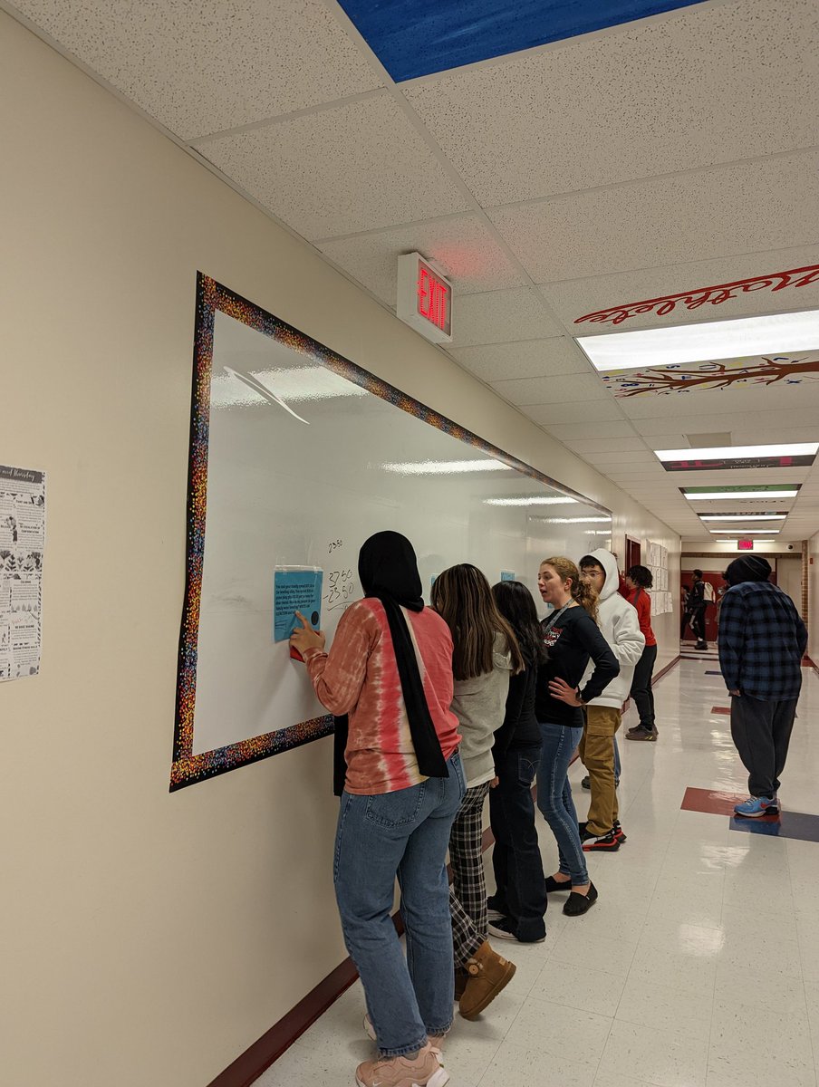 msmiller_GFmath's tweet photo. Had a great time visiting @Gar_Field_HS on Friday! Mrs. Barton's students were using their VNPSs to practice two-step word problems and the AFDA team was working on their Line Rider project for Characteristics of Functions! https://t.co/7DyBtVBoYi