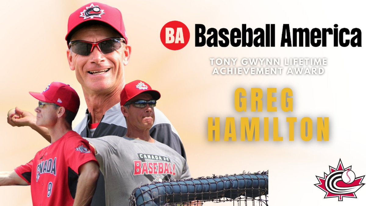 🗞️ Baseball America names Greg Hamilton as recipient of 2022 Tony Gwynn Award
🗞️ Baseball America nomme Greg Hamilton comme lauréat du prix Tony Gwynn 2022

EN 🔗 bit.ly/3VHedm7
FR 🔗 bit.ly/3F85XEF

🇨🇦⚾️