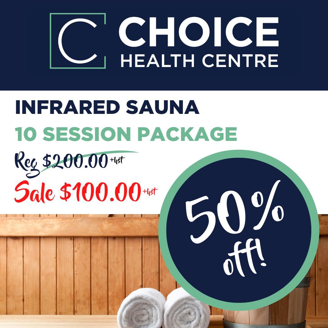 ChoiceHealthCtr's tweet image. 🔥50% OFF SALE🔥 10 SESSION INFRARED SAUNA PACKAGE NOW $100.00 (+hst) at our #Halifax location!

Offer valid until Dec 31st!

Infrared sauna 🌞 is one of the “hottest” therapies for overall healthier living!
⁣
➡️ To book an appointment call (902) 404-3668 ext. 2