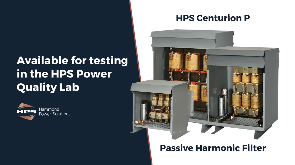 HPSTransformers's tweet image. The HPS Centurion™ P can be tested in the HPS Power Quality Lab, where customers can experience real time testing and demonstration of HPS products under full load.
ow.ly/zT8x50KLRax

#powerquality #passivefilter #passiveharmonicfilter