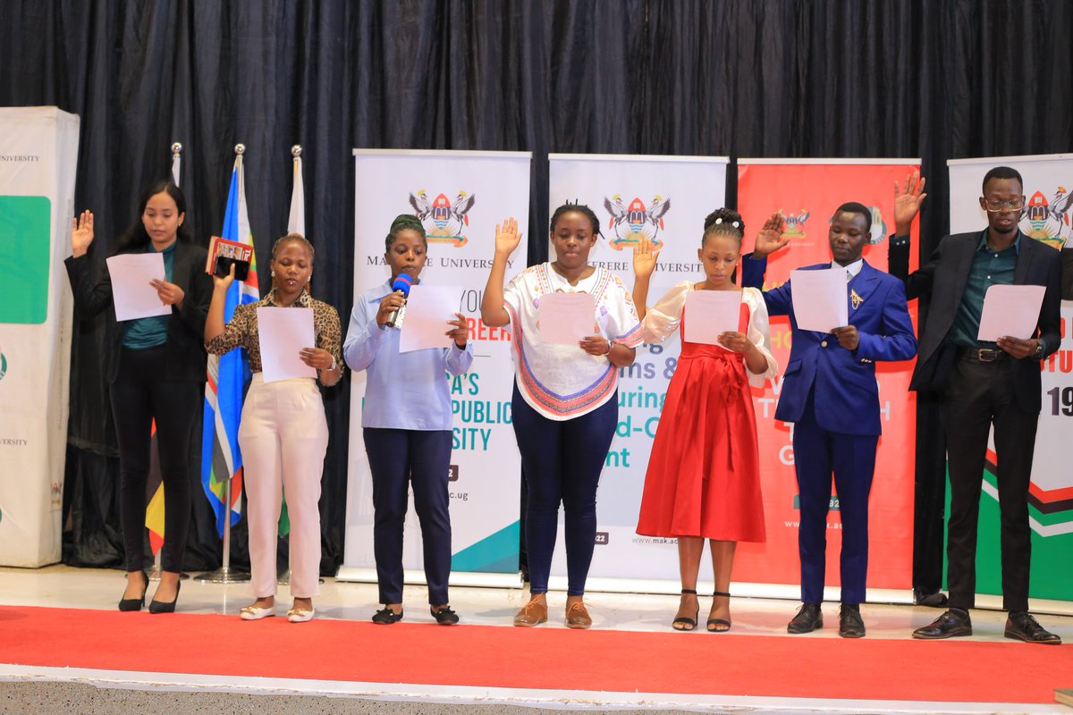 Yesterday, I was sworn in  as the inaugural GRC ( Guild Representative councillor) of School of Dentistry, Makerere University. As I take on this new leadership  role, I thank all the people who stood by me and supported me 👏👏👏

I am ready to serve my constituency🤝.