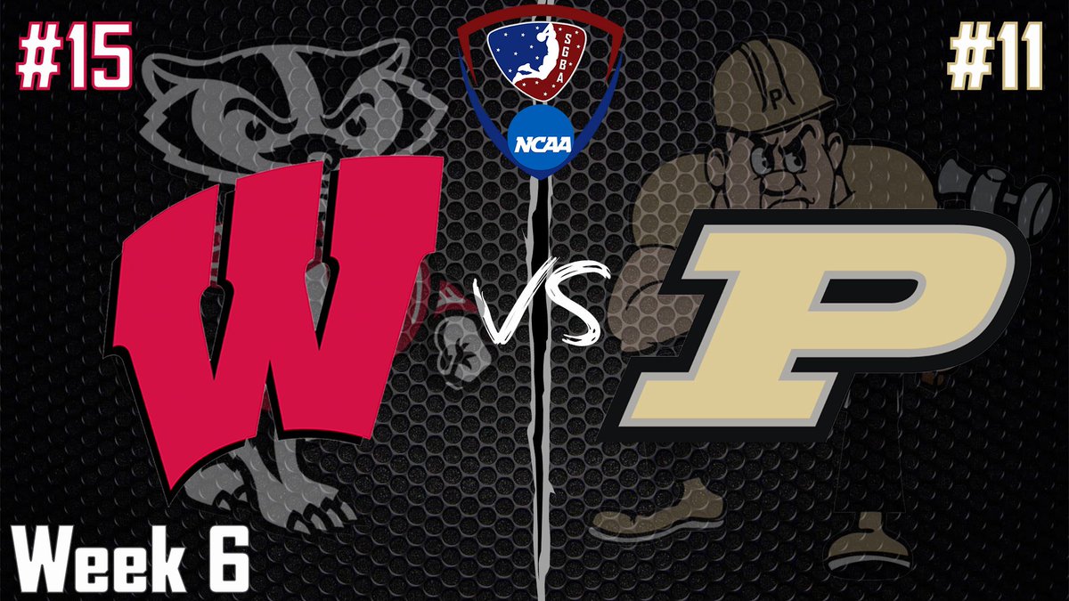 <a href="/SGBA2K/">SGBA</a>

We continue #Week6 Action TONIGHT ‼️

JJ Harris &amp; The Badgers look to find their groove against Trenton Thomas &amp; The Boilermakers 👀

Who comes out on top tonight #SGBANation ⁉️🔥