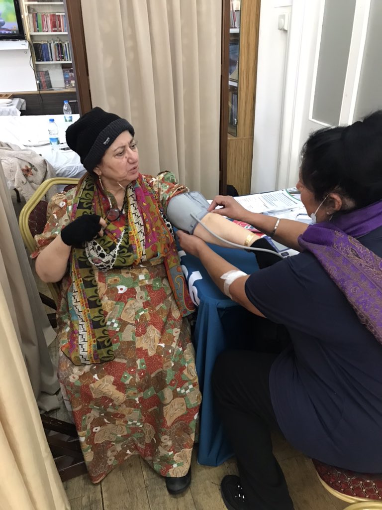 RumiMosque's tweet photo. Despite the freezing cold weather outside a big shout out to the participants at #RumiCommunityBreakfast where we discussed this week about #bloodpressure . Thanks to Rosalyn and Jaz from @HealthwatchEnf.
First Tuesday of every month blood pressure check here at @RumiMosque https://t.co/ohOyRBw3Vz