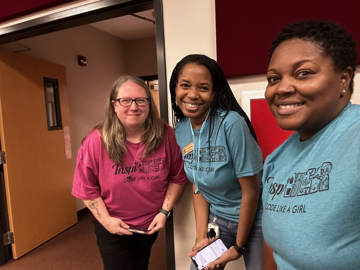 An AMAZING DAY we had at our annual ALL GIRL coding conference!!! “Code Like a Girl:InspiHER” <a href="/Jchilds05/">Jennifer Childs</a> <a href="/TerayeLaw/">S. Teraye Law</a> 
#ncssbethebest #ncsst4t #inspiher #codelikeagirl