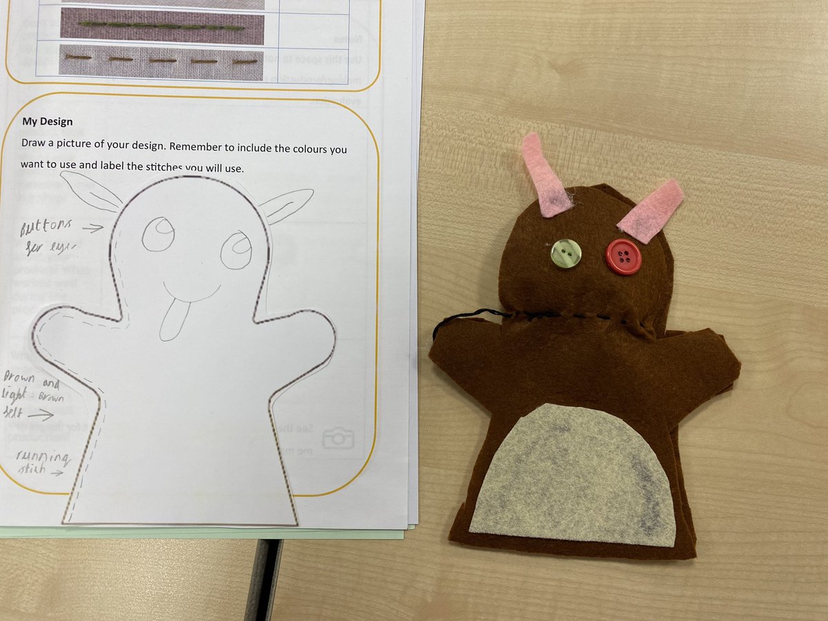 GCA_learning's tweet photo. Year 3 have continued their sewing unit and are now in the production phase. Don’t these puppets look fantastic. They feature running or back stitch. Next week we will be seeing the front and back panels together. #GCAdt #ACES_Creativity https://t.co/J8r0AZR800