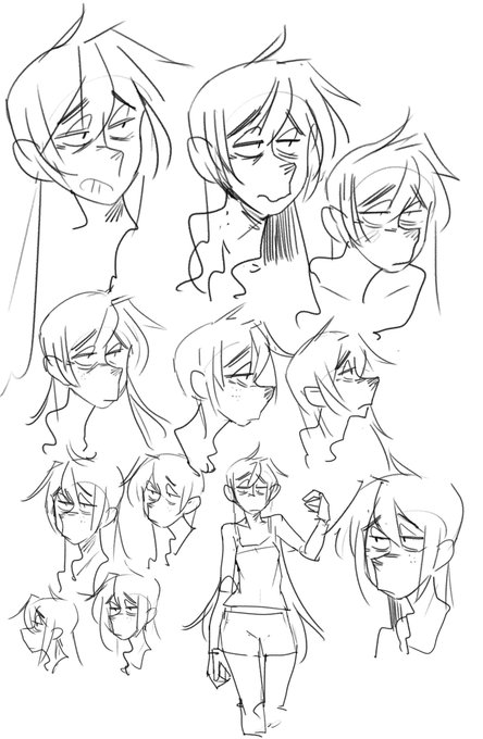 うちの子の表情落書きをば 