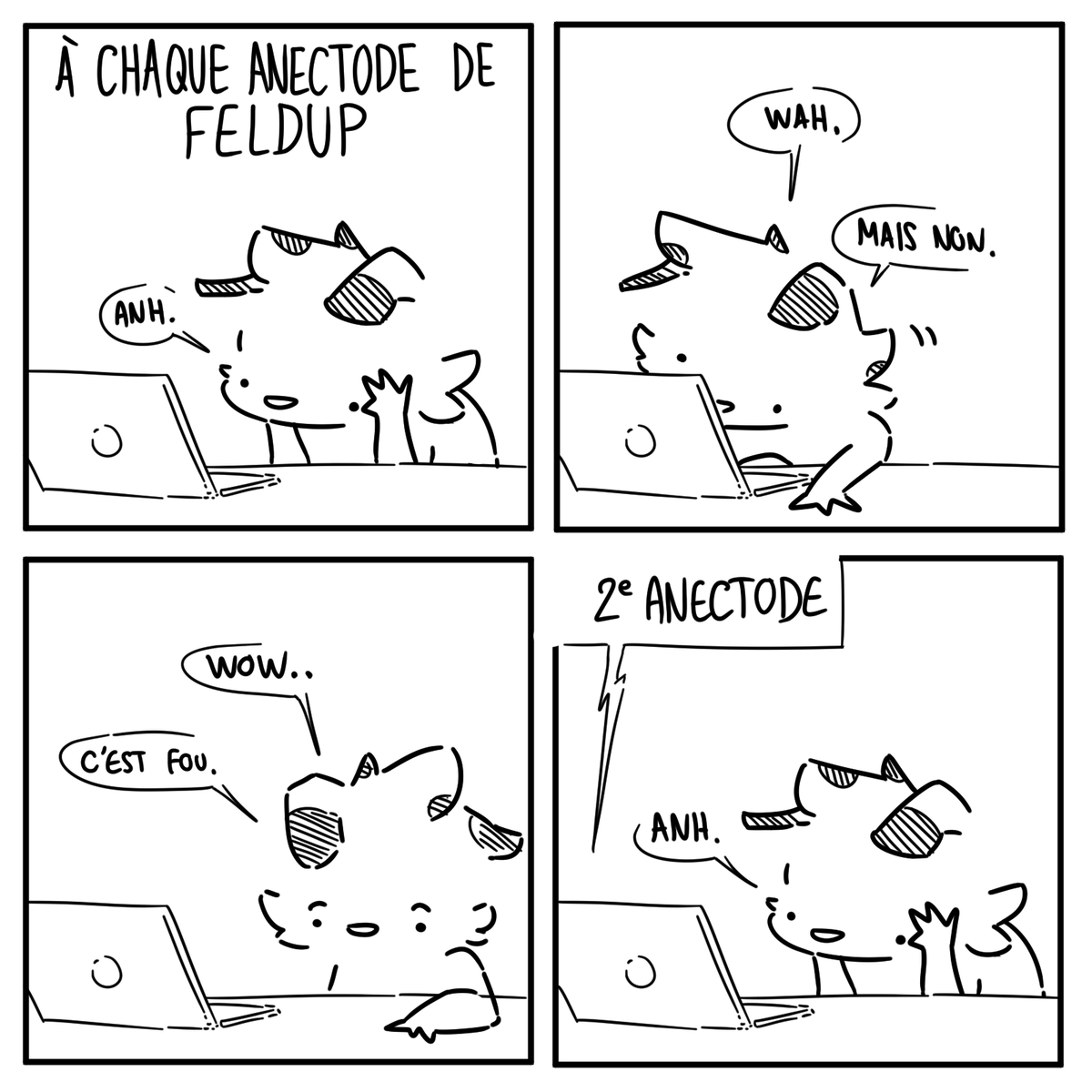 Chaque nouvelle vidéo de <a href="/Feldup_official/">Feldup</a> c'est la même