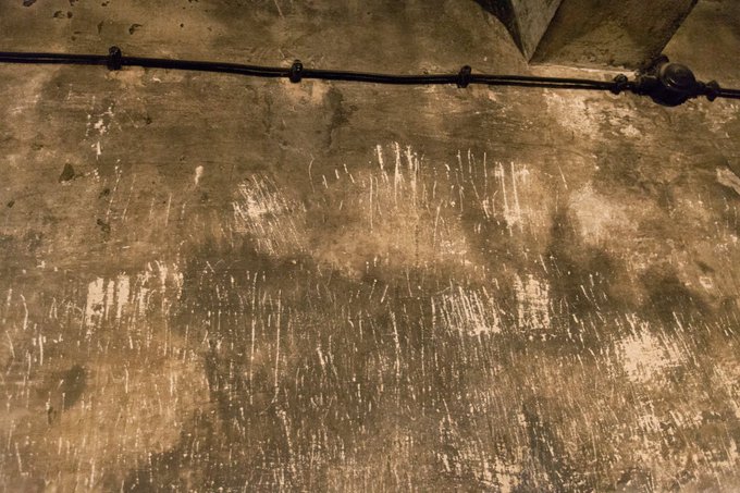 This is a photo of a gas chamber, of Finger nail scratches as people were murdered.  Kanye West should<a href="/tag/trumpisguilty"class="tags"><span>#trumpisguilty</span></a><a href="/tag/trumparraignment"class="tags"><span>#trumparraignment</span></a>