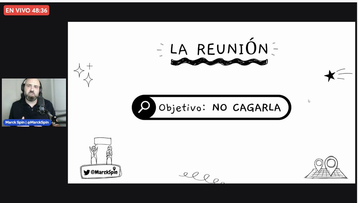 😊 <a href="/MarckSpin/">𝐌𝐚𝐫𝐜𝐤 𝐒𝐩𝐢𝐧</a> nos habla de los puntos básicos a la hora de ir a uno reunión y el OBJETIVO CLAVE: NO CAGARLA !

😂Y entre medias lanza q necesita otra ponencia para explicar ciertos puntos...el q no corre vuela jajaja

#SEOrural22 <a href="/RaiolaNetworks/">Raiola Networks</a> <a href="/WebPositer/">Webpositer</a> <a href="/Publisuites/">Publisuites</a>