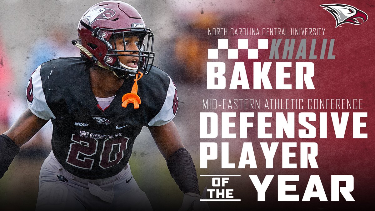 NCCUAthletics's tweet image. HISTORIC! For just the second time in @MEACSports history, the MEAC Offensive and Defensive Players of the Year, Offensive Lineman of the Year, and Coach of the Year award winners are all from the same team - North Carolina Central University!

@NCCU_Football #BeGREAT