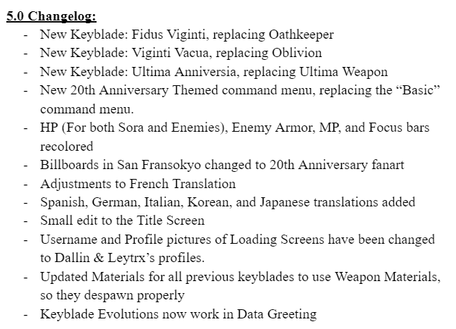 dallin1016's tweet photo. Ahead of the release of #VicennialTrace v5.0, here's the changelog! https://t.co/2BplJVFxsH