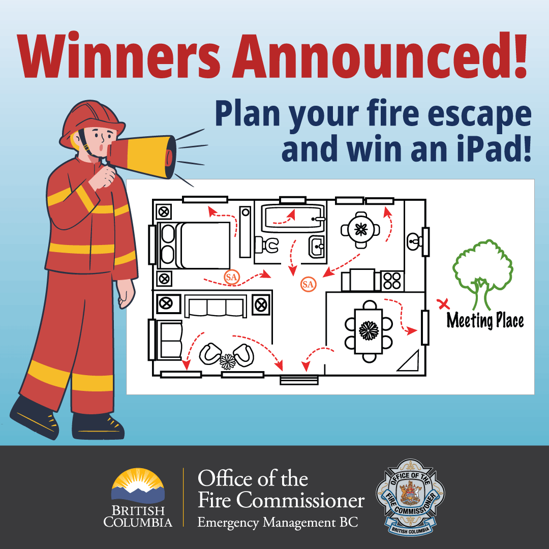 Thirteen iPads are on their way to our #FirePreventionWeek contest winners! They will arrive soon in places like Trail, Qualicum Beach, Anmore, Coquitlam, Armstrong & Terrace! 

Thanks to all 1,570 students who entered! 

@BCBurnFund @fnessbc @FPOABC