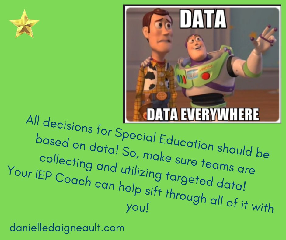 It's almost mid-year. You should be receiving a progress report. Ask to see the data.

#specialeducation #iep #family #teacher #specialneeds #parents #data