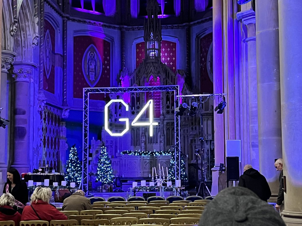 Let’s get Christmasy, #g4 . Massive good luck to the band, my son Jack and all my kids from <a href="/PQABury/">PQABury</a> #breakaleg